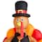 Glitzhome&#xAE; 8ft. Lighted Inflatable Turkey